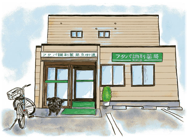 フタバ調剤薬局・京街道外観